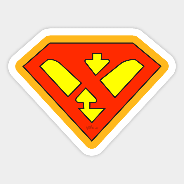 Super X Sticker by NN Tease